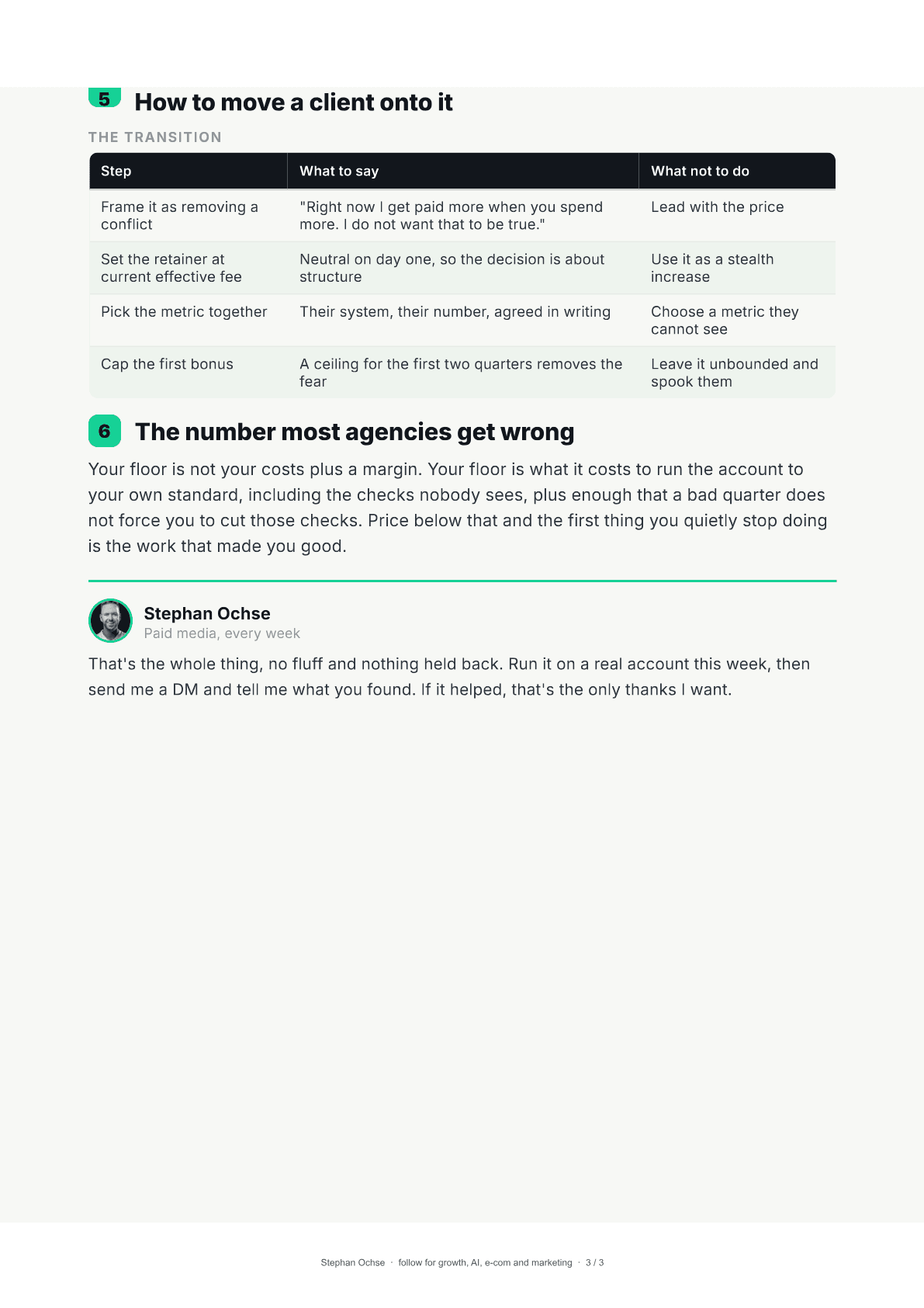 Page 3 of Five Pricing Models, One That Survives