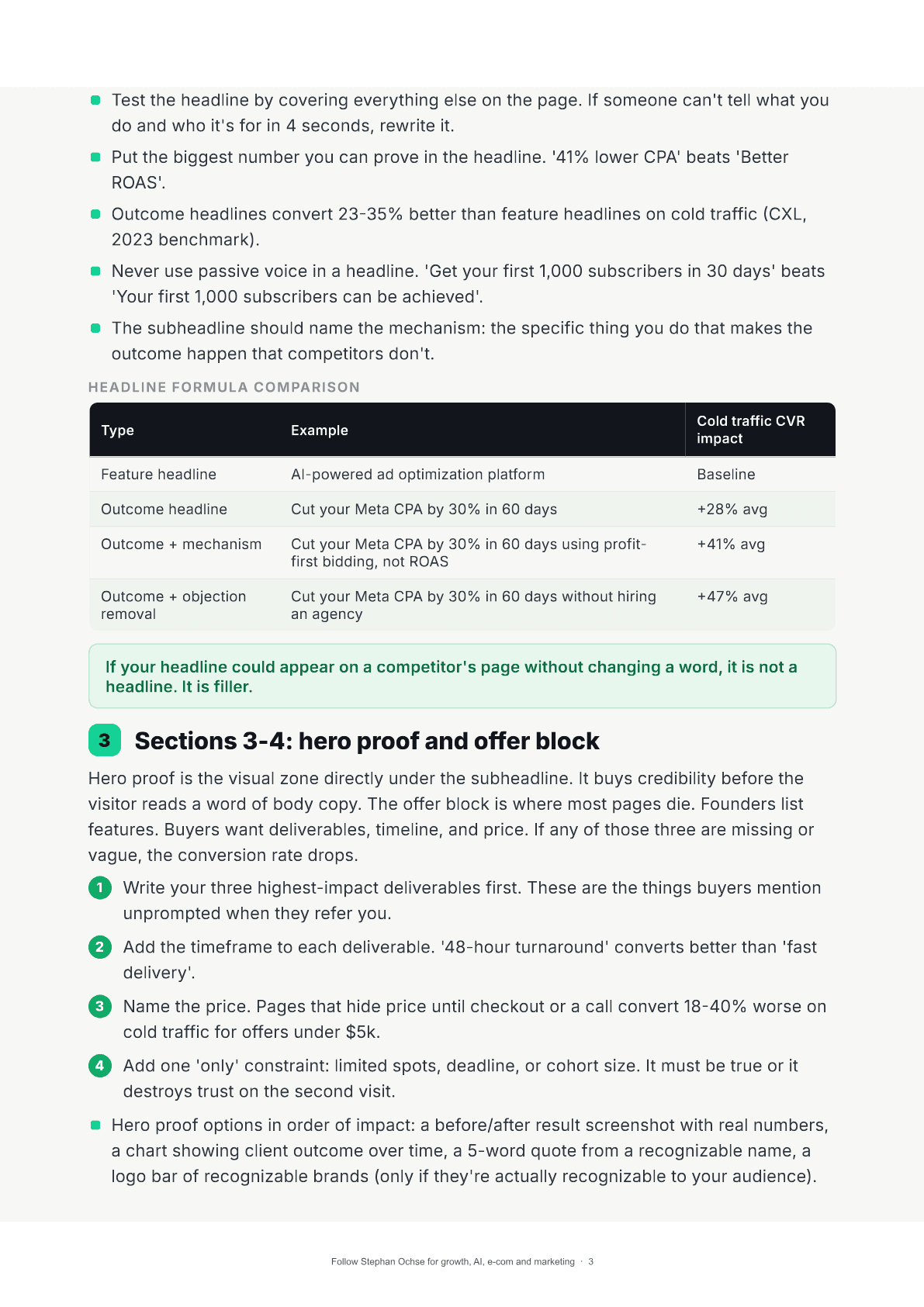 Page 3 of The Landing Page Teardown Blueprint
