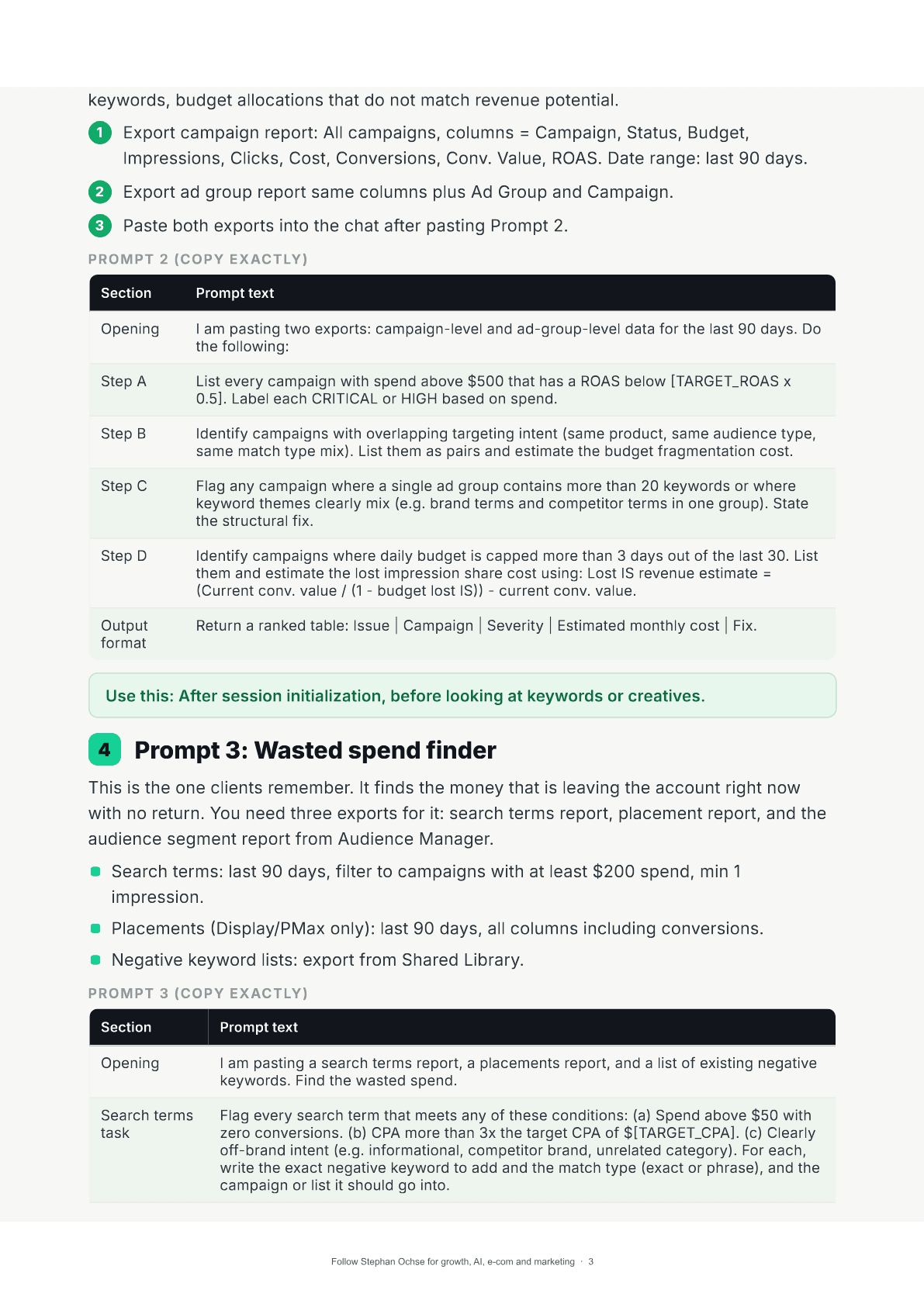 Page 3 of 6 Prompts That Do the Thinking Before You Do